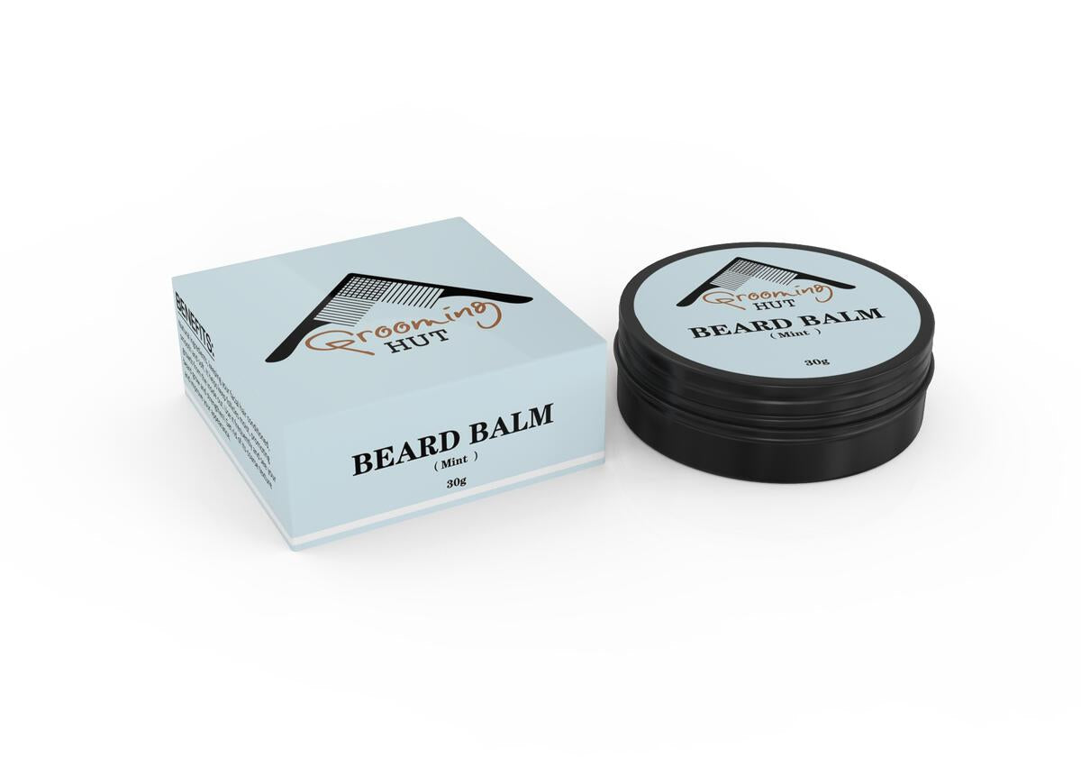GROOMING HUT Organic Beard Balm (Mint)