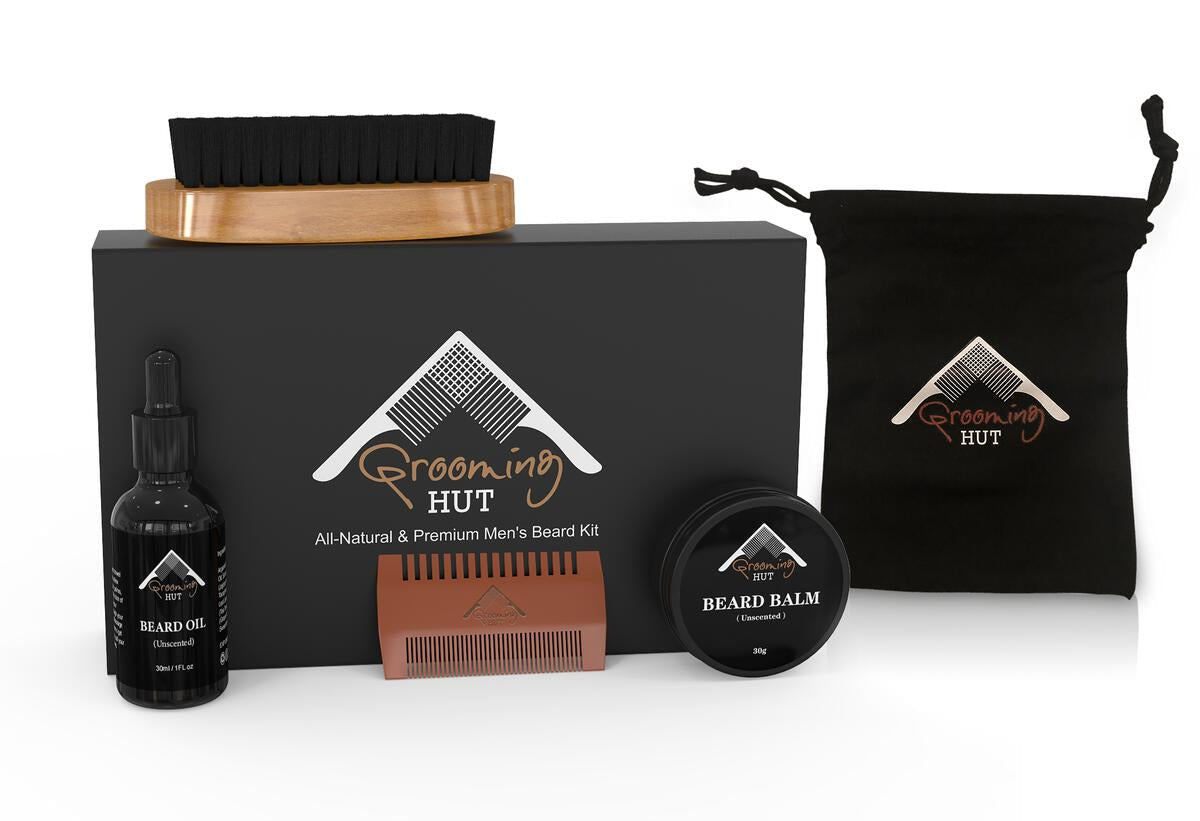 Grooming Hut Organic Beard Kit